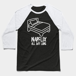 Relax Sleeping Funny Bedroom Baseball T-Shirt